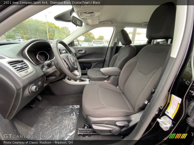 Diamond Black Crystal Pearl / Black 2021 Jeep Compass Sport 4x4