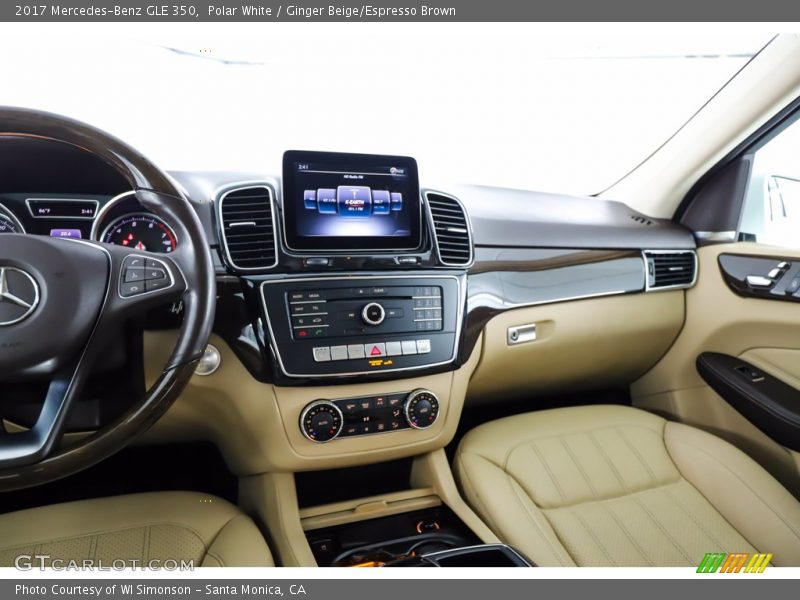 Polar White / Ginger Beige/Espresso Brown 2017 Mercedes-Benz GLE 350