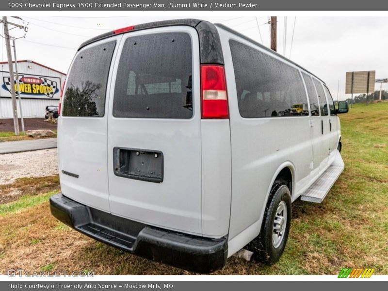 Summit White / Medium Pewter 2009 Chevrolet Express 3500 Extended Passenger Van