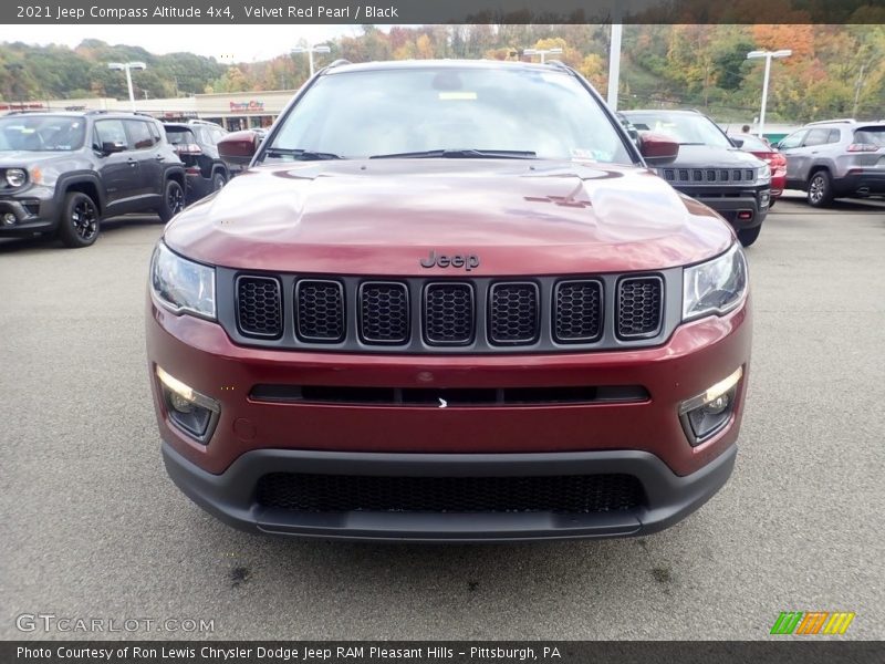 Velvet Red Pearl / Black 2021 Jeep Compass Altitude 4x4