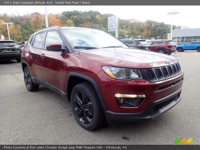Velvet Red Pearl / Black 2021 Jeep Compass Altitude 4x4