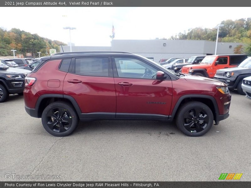 Velvet Red Pearl / Black 2021 Jeep Compass Altitude 4x4
