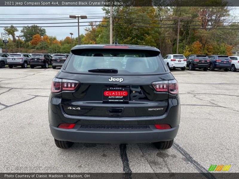 Diamond Black Crystal Pearl / Black 2021 Jeep Compass Sport 4x4