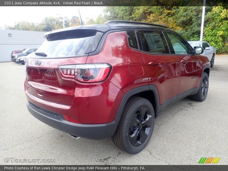 Velvet Red Pearl / Black 2021 Jeep Compass Altitude 4x4