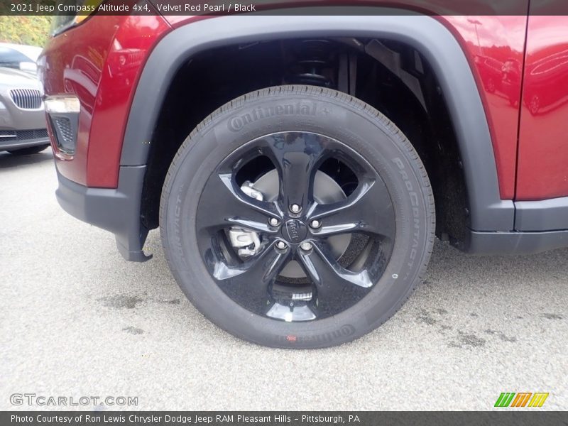 Velvet Red Pearl / Black 2021 Jeep Compass Altitude 4x4