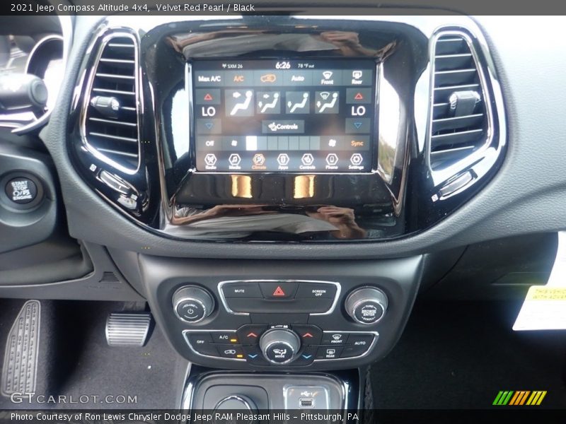 Velvet Red Pearl / Black 2021 Jeep Compass Altitude 4x4