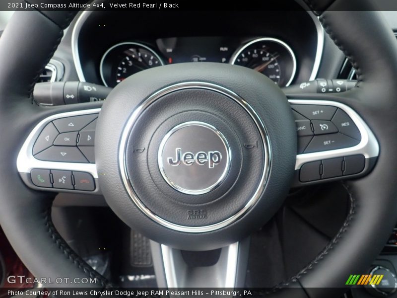 Velvet Red Pearl / Black 2021 Jeep Compass Altitude 4x4