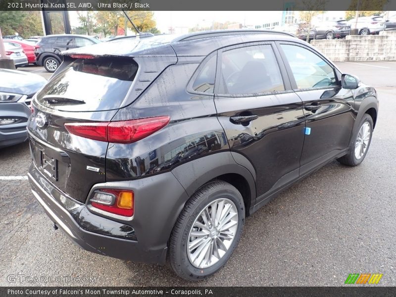 Ultra Black / Black 2021 Hyundai Kona SEL AWD