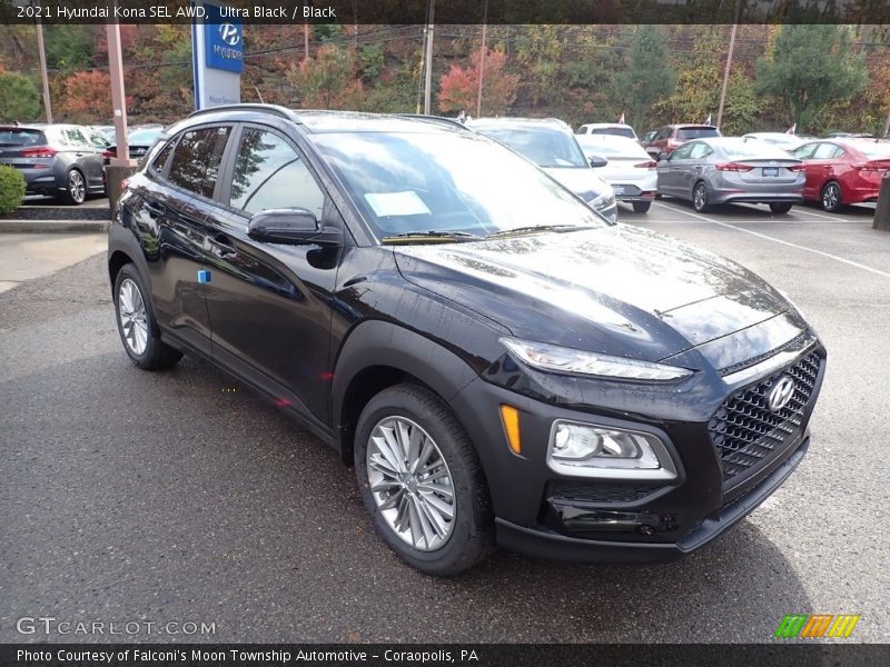 Ultra Black / Black 2021 Hyundai Kona SEL AWD