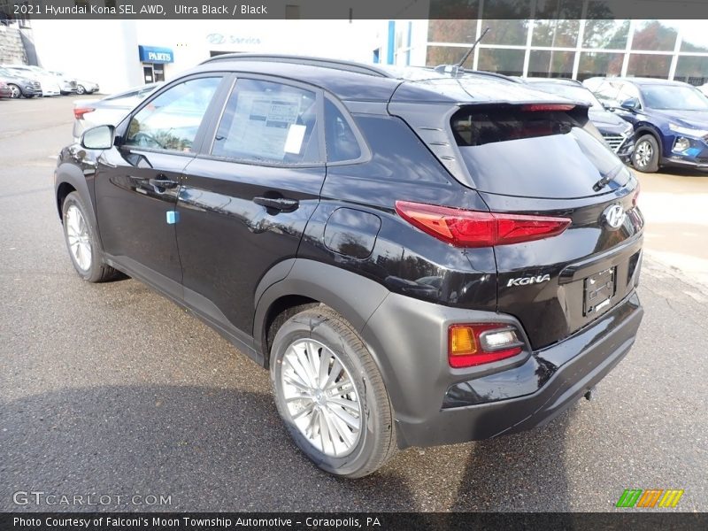 Ultra Black / Black 2021 Hyundai Kona SEL AWD