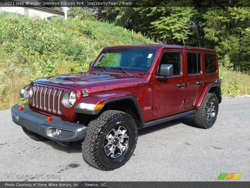 Snazzberry Pearl / Black 2021 Jeep Wrangler Unlimited Rubicon 4x4