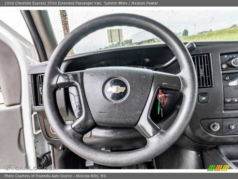 Summit White / Medium Pewter 2009 Chevrolet Express 3500 Extended Passenger Van