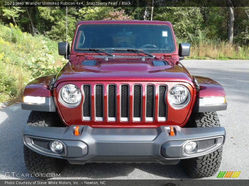 Snazzberry Pearl / Black 2021 Jeep Wrangler Unlimited Rubicon 4x4