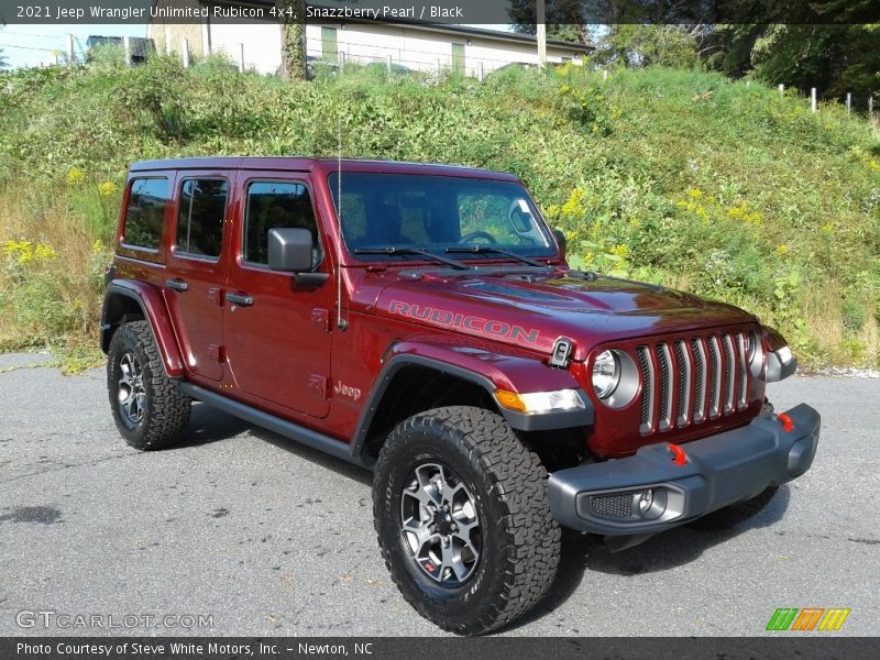 Front 3/4 View of 2021 Wrangler Unlimited Rubicon 4x4