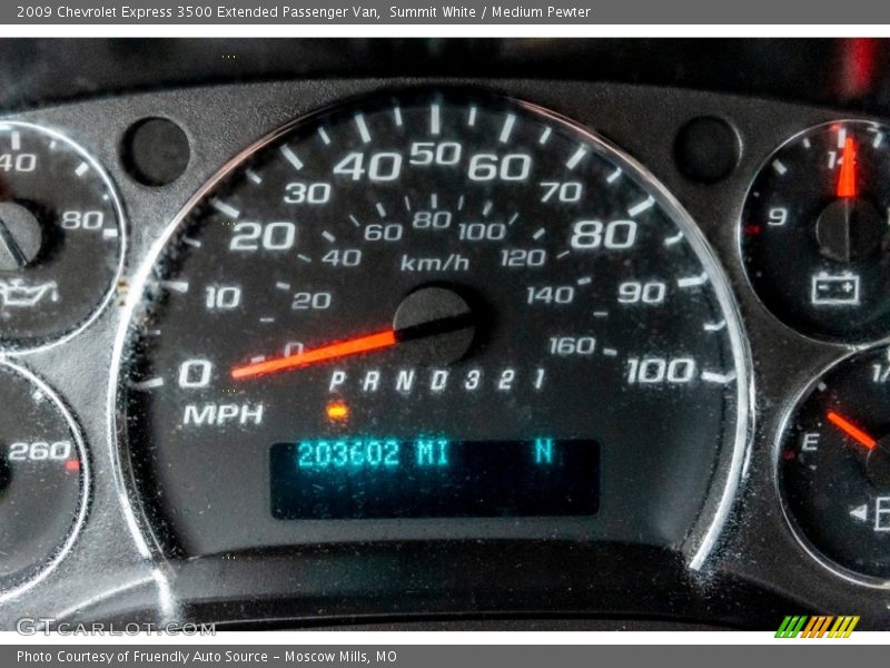 Summit White / Medium Pewter 2009 Chevrolet Express 3500 Extended Passenger Van