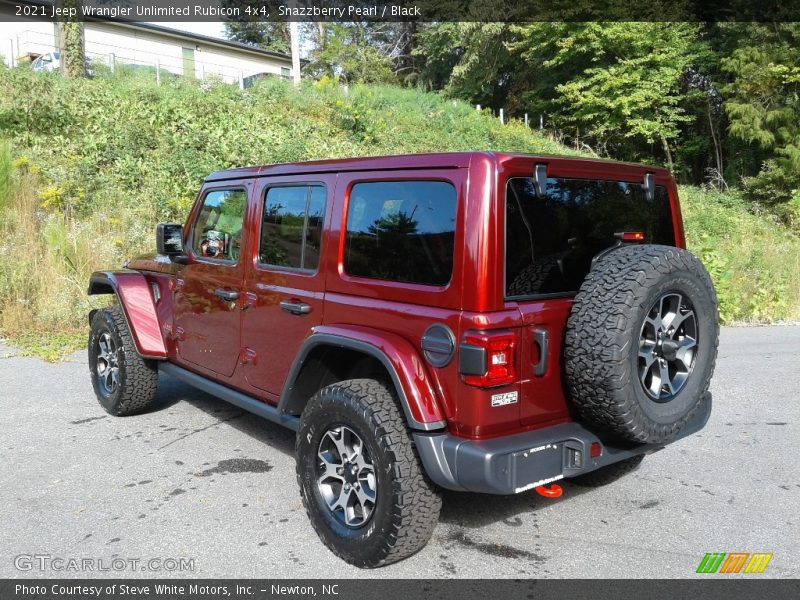 Snazzberry Pearl / Black 2021 Jeep Wrangler Unlimited Rubicon 4x4