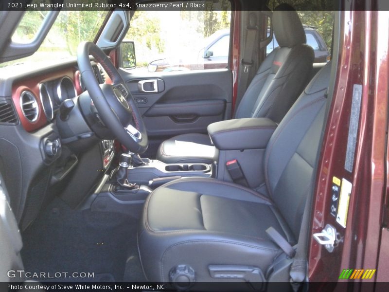 Front Seat of 2021 Wrangler Unlimited Rubicon 4x4