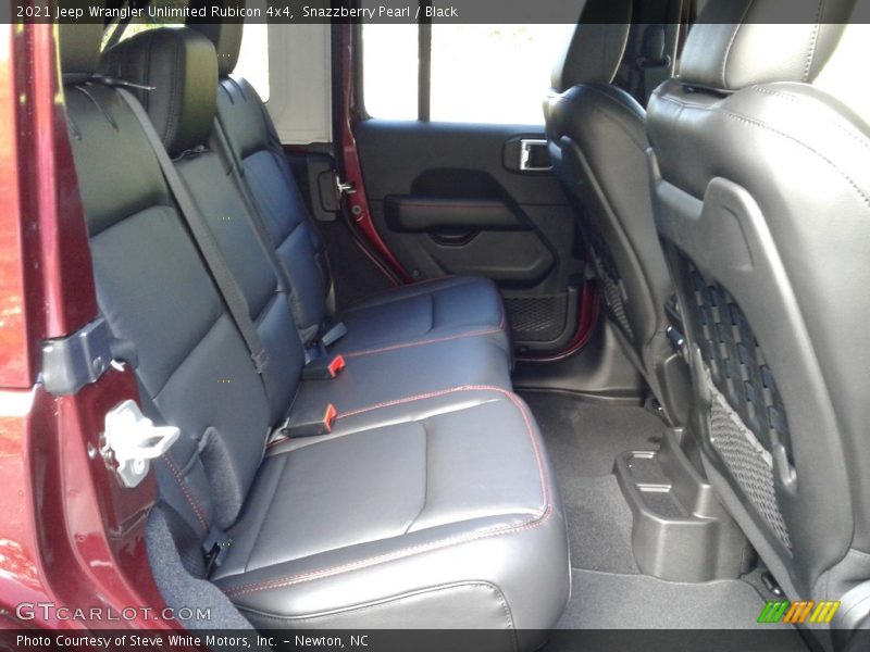 Rear Seat of 2021 Wrangler Unlimited Rubicon 4x4