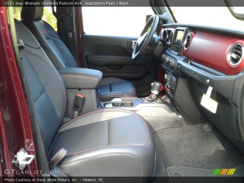 Front Seat of 2021 Wrangler Unlimited Rubicon 4x4