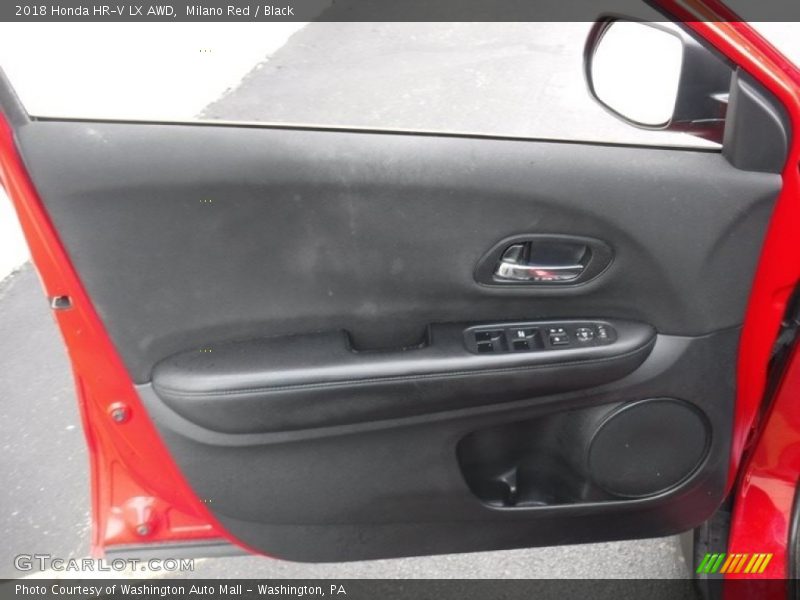 Milano Red / Black 2018 Honda HR-V LX AWD