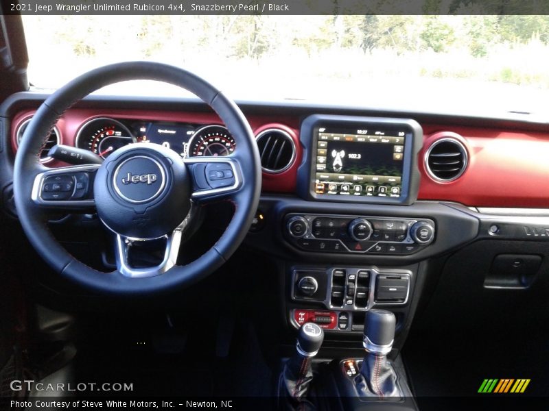 Dashboard of 2021 Wrangler Unlimited Rubicon 4x4