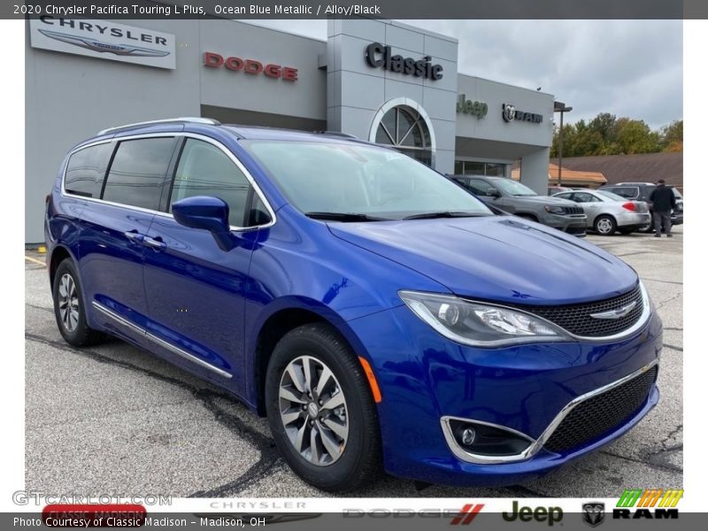 Ocean Blue Metallic / Alloy/Black 2020 Chrysler Pacifica Touring L Plus
