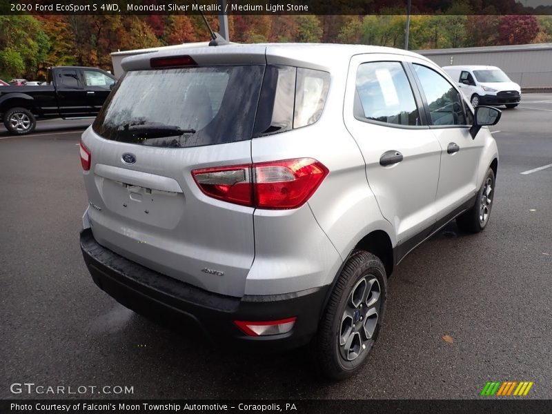 Moondust Silver Metallic / Medium Light Stone 2020 Ford EcoSport S 4WD