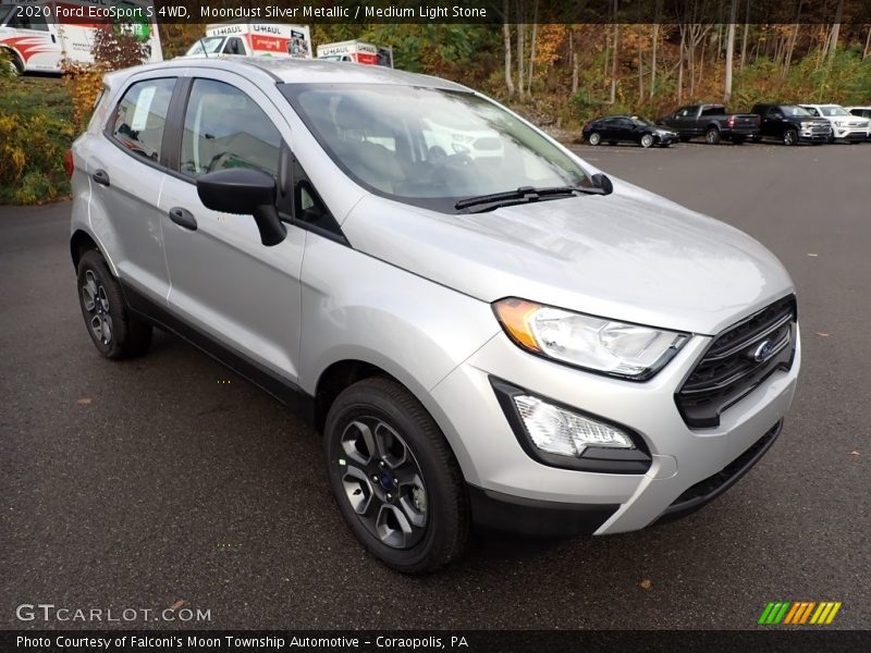 Moondust Silver Metallic / Medium Light Stone 2020 Ford EcoSport S 4WD