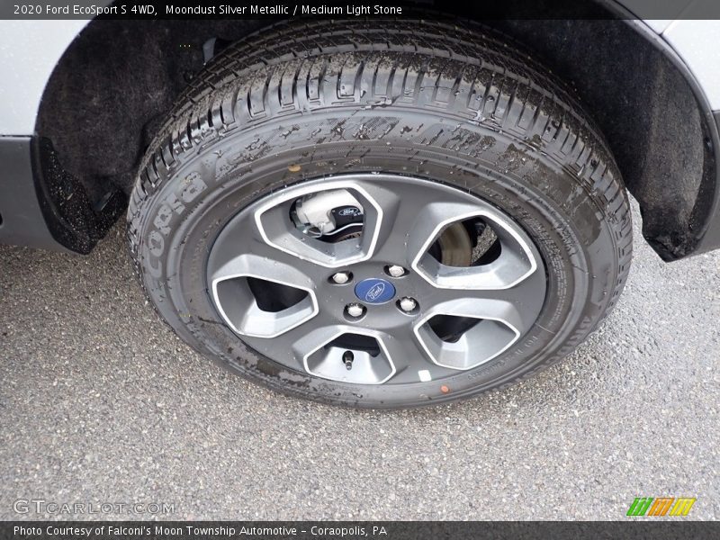 Moondust Silver Metallic / Medium Light Stone 2020 Ford EcoSport S 4WD