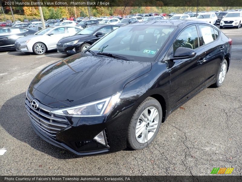 Phantom Black / Beige 2020 Hyundai Elantra Value Edition