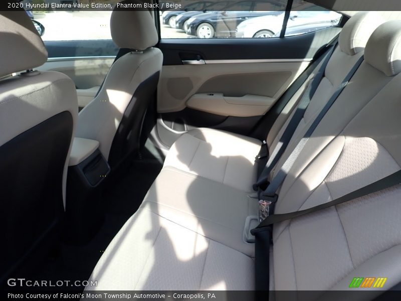 Phantom Black / Beige 2020 Hyundai Elantra Value Edition