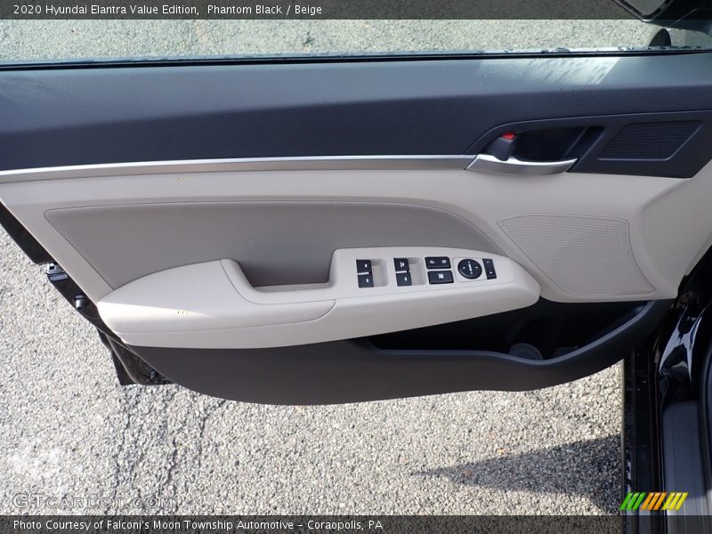 Phantom Black / Beige 2020 Hyundai Elantra Value Edition