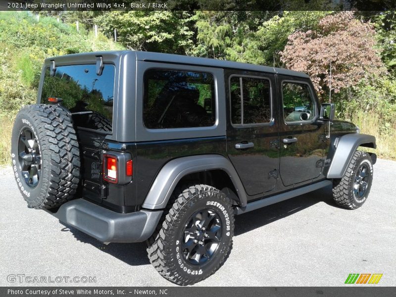 Black / Black 2021 Jeep Wrangler Unlimited Willys 4x4