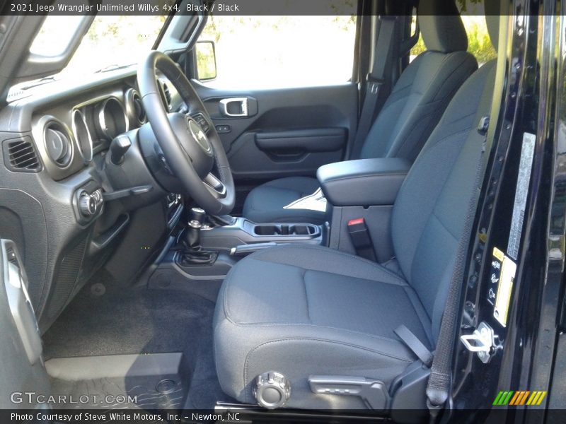 Black / Black 2021 Jeep Wrangler Unlimited Willys 4x4