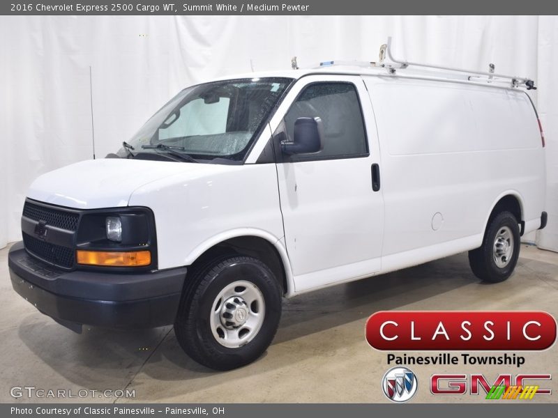 Summit White / Medium Pewter 2016 Chevrolet Express 2500 Cargo WT
