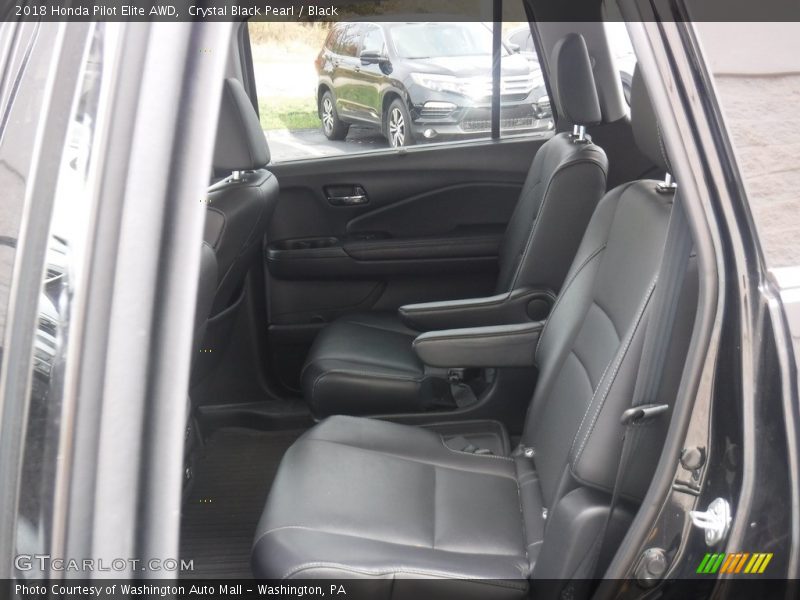 Crystal Black Pearl / Black 2018 Honda Pilot Elite AWD