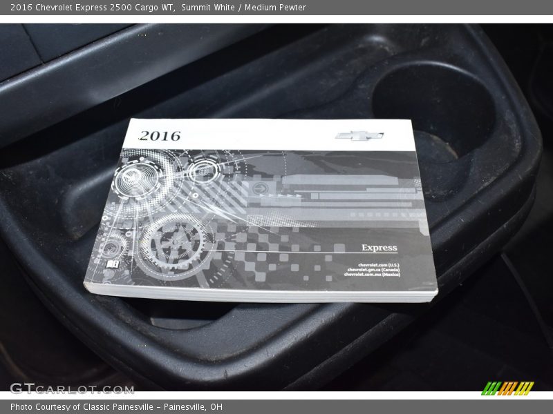Summit White / Medium Pewter 2016 Chevrolet Express 2500 Cargo WT