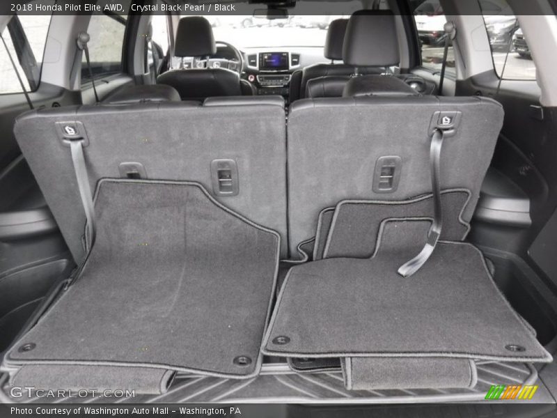 Crystal Black Pearl / Black 2018 Honda Pilot Elite AWD