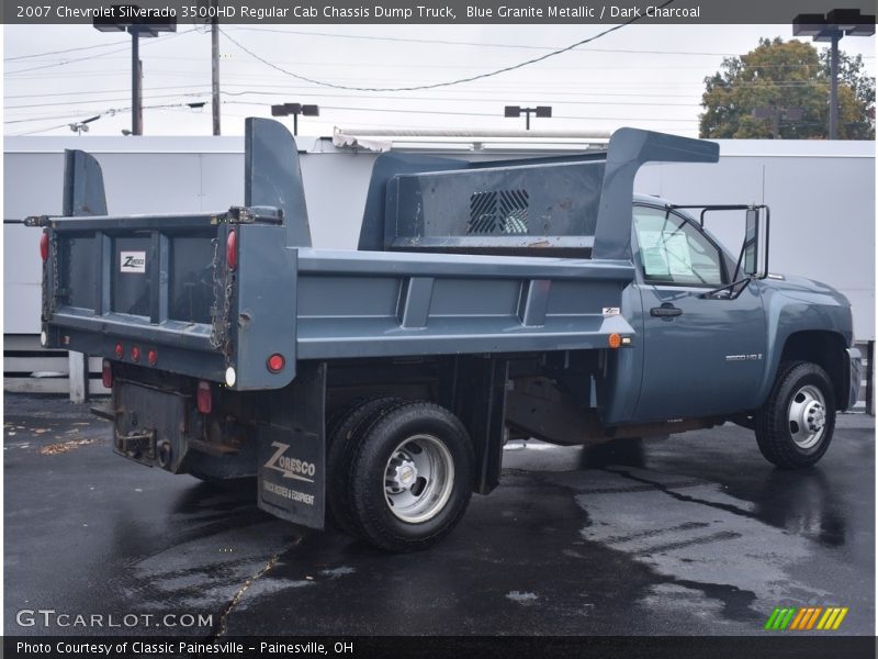  2007 Silverado 3500HD Regular Cab Chassis Dump Truck Blue Granite Metallic