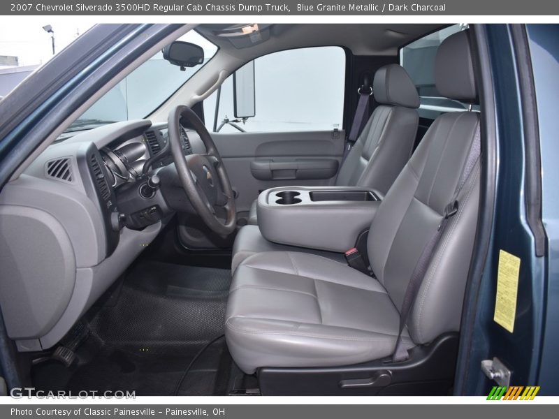  2007 Silverado 3500HD Regular Cab Chassis Dump Truck Dark Charcoal Interior