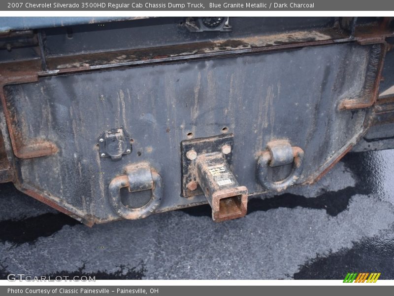 Blue Granite Metallic / Dark Charcoal 2007 Chevrolet Silverado 3500HD Regular Cab Chassis Dump Truck
