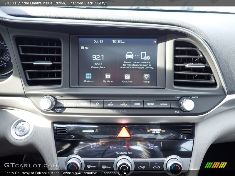 Phantom Black / Gray 2020 Hyundai Elantra Value Edition