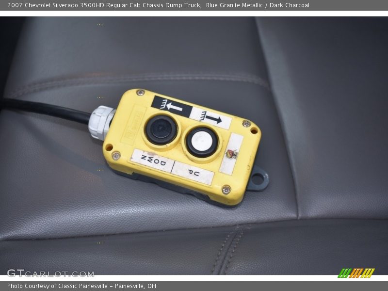 Blue Granite Metallic / Dark Charcoal 2007 Chevrolet Silverado 3500HD Regular Cab Chassis Dump Truck