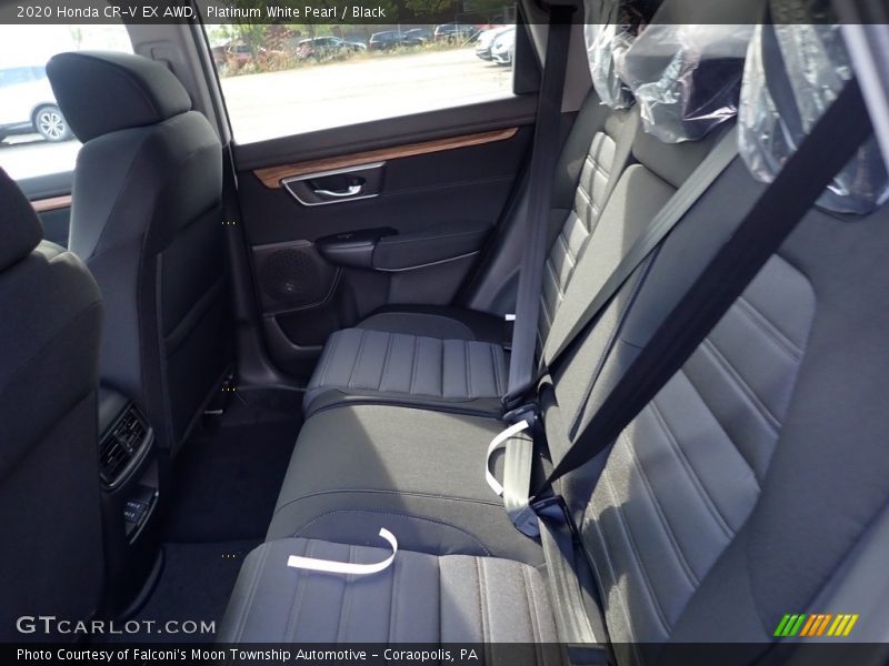 Platinum White Pearl / Black 2020 Honda CR-V EX AWD