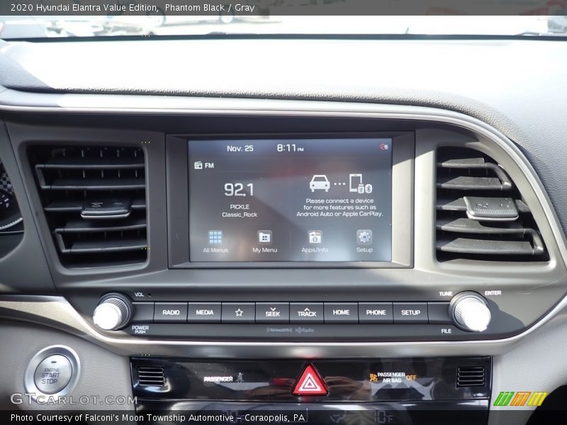 Phantom Black / Gray 2020 Hyundai Elantra Value Edition