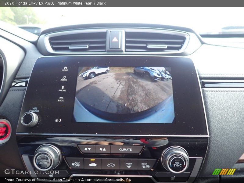 Platinum White Pearl / Black 2020 Honda CR-V EX AWD