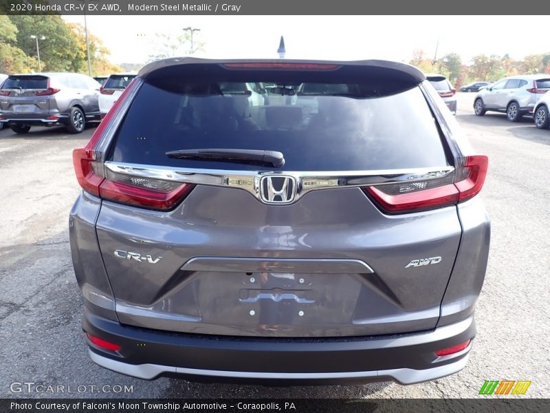 Modern Steel Metallic / Gray 2020 Honda CR-V EX AWD