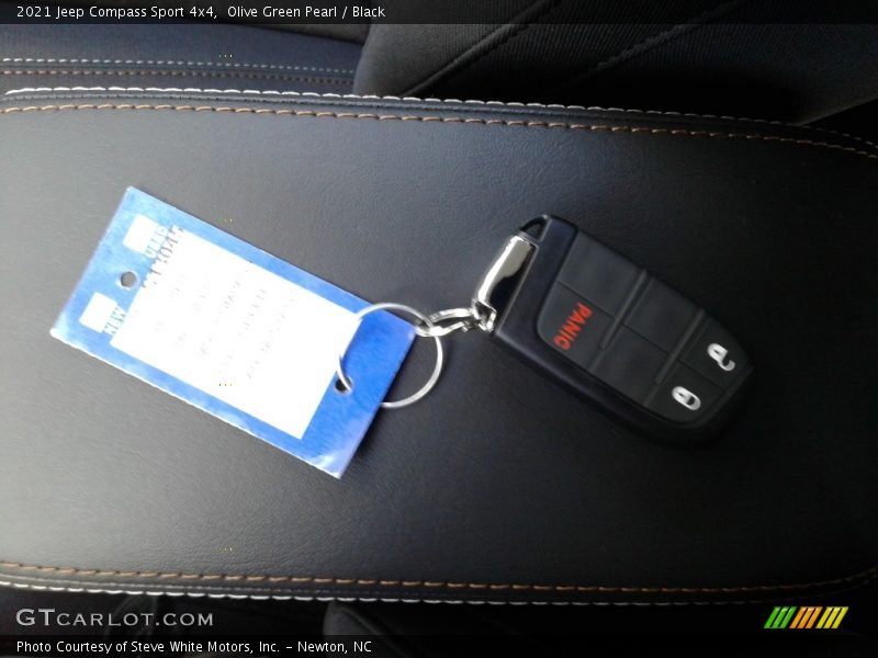 Olive Green Pearl / Black 2021 Jeep Compass Sport 4x4