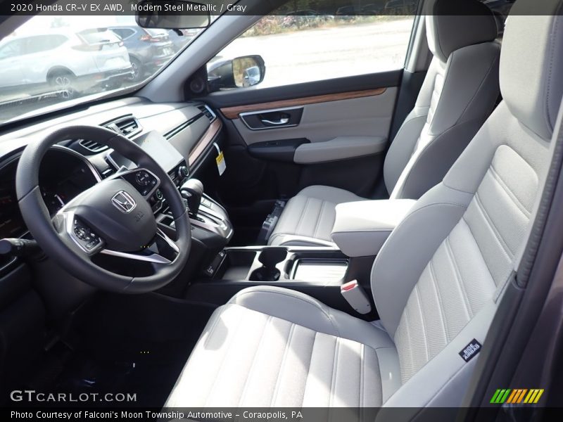 Modern Steel Metallic / Gray 2020 Honda CR-V EX AWD