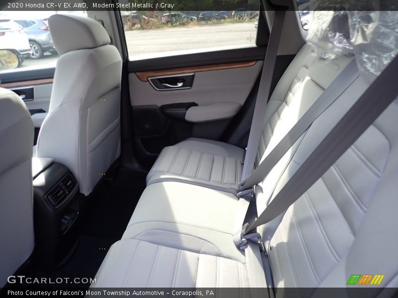 Modern Steel Metallic / Gray 2020 Honda CR-V EX AWD